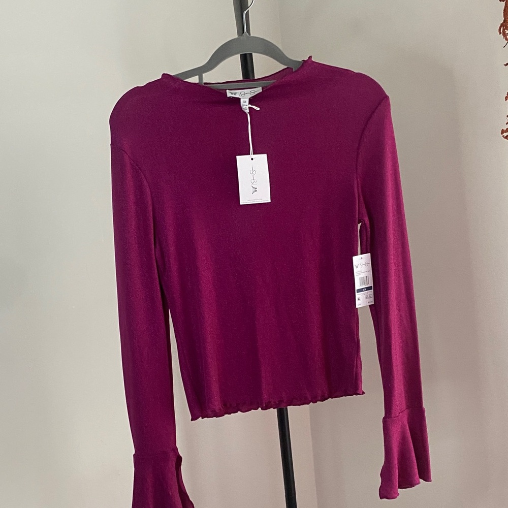 Jessica Simpson Magenta Top